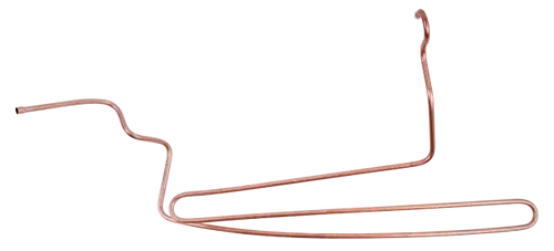 Kopfernes Heizgerät in gewendelter Form, geeignet für die Kondensatbehandlung, mit der Markenbezeichnung Wolf.